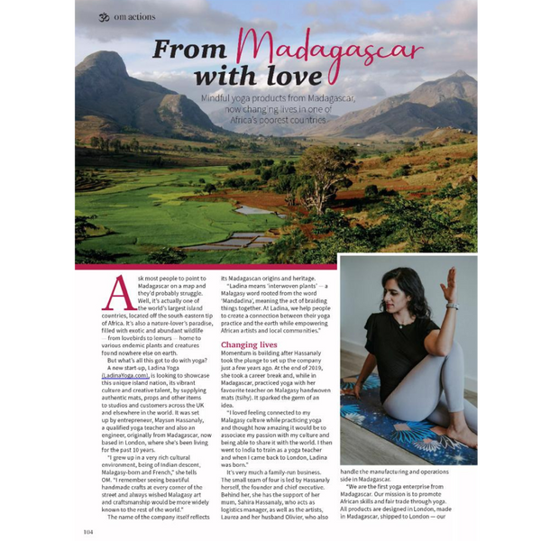 Om Yoga Magazine is talking about Ladina Yoga!