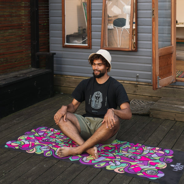 Load image into Gallery viewer, Flow travel mat Joel sukhasana