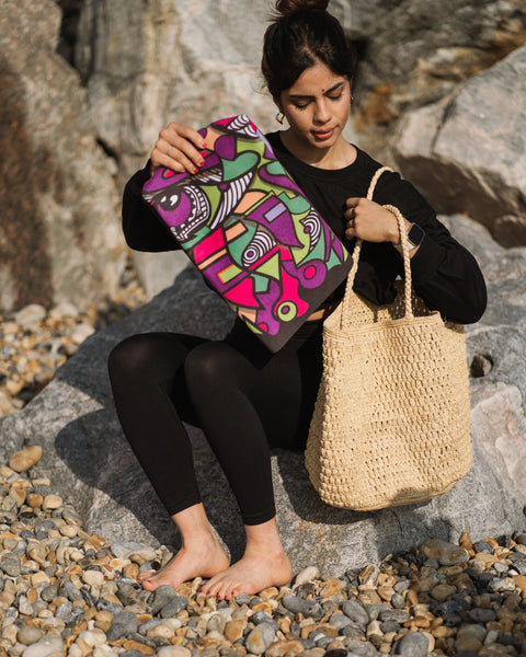 Load image into Gallery viewer, Flow travel mat out of the bag