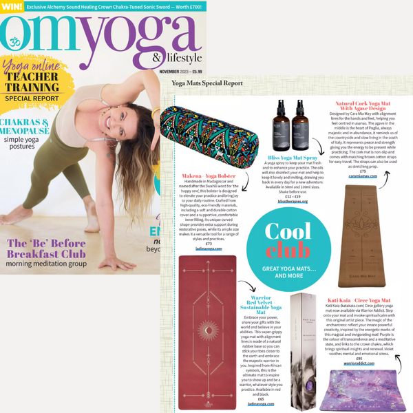 Load image into Gallery viewer, Warrior Red Velvet - Sustainable Yoga Mat