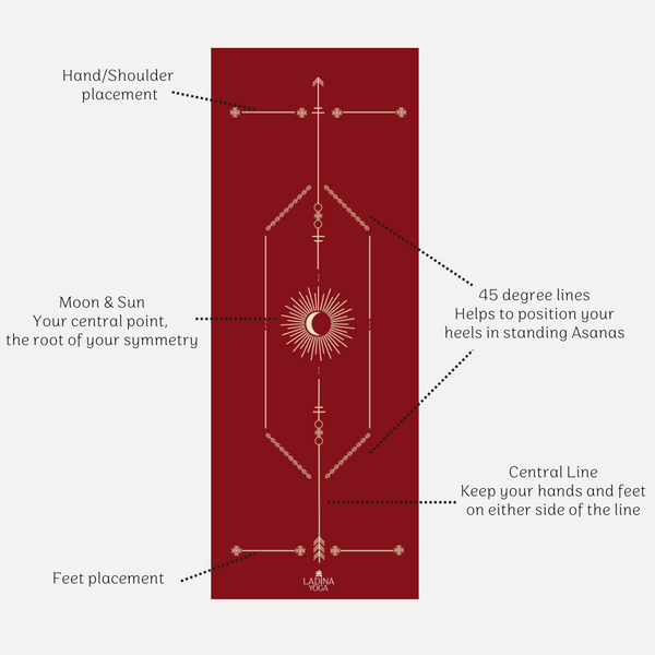 Load image into Gallery viewer, Warrior Red Velvet - Sustainable Yoga Mat