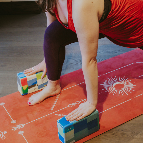 Load image into Gallery viewer, Warrior Red Velvet - Sustainable Yoga Mat