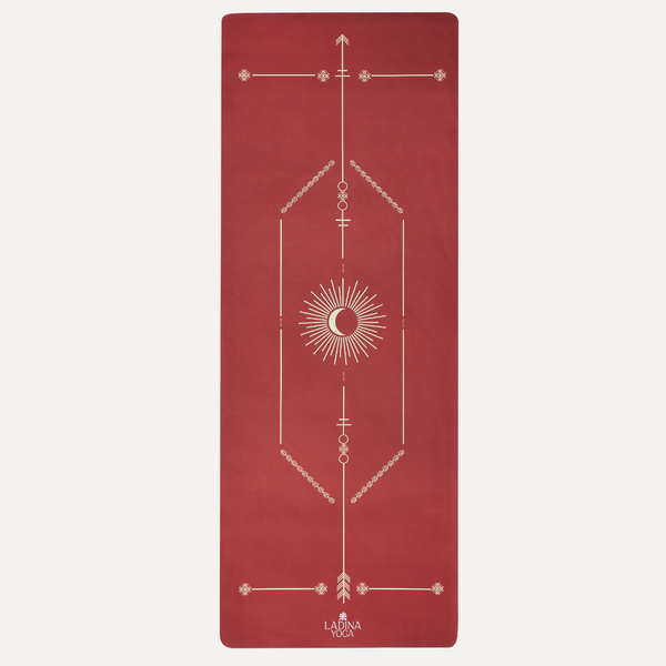 Load image into Gallery viewer, Warrior Red Velvet - Sustainable Yoga Mat