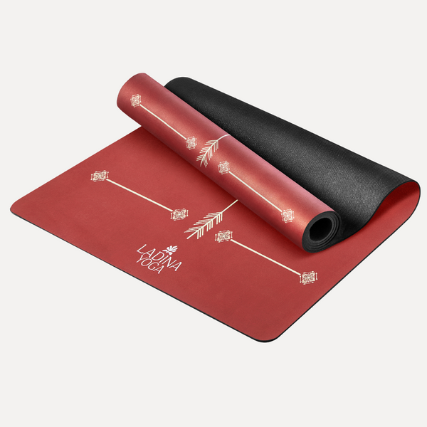 Load image into Gallery viewer, Warrior Red Velvet - Sustainable Yoga Mat