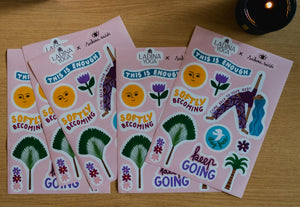 Rooted & Flowing Sticker Sheet
