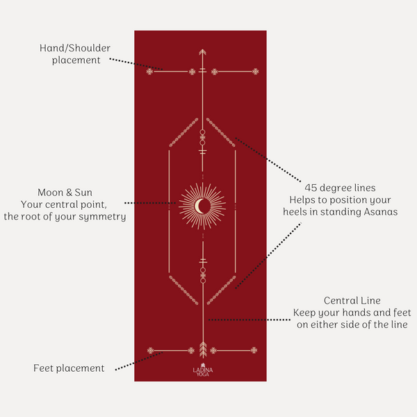 Load image into Gallery viewer, Warrior Red Velvet - Sustainable Yoga Mat
