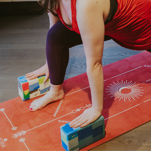 Load image into Gallery viewer, Warrior Red Velvet - Sustainable Yoga Mat
