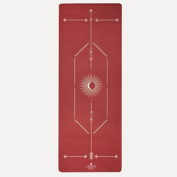 Load image into Gallery viewer, Warrior Red Velvet - Sustainable Yoga Mat
