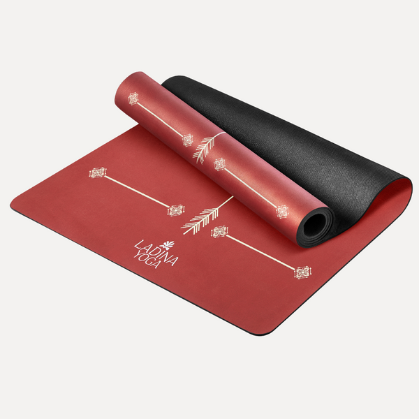 Load image into Gallery viewer, Warrior Red Velvet - Sustainable Yoga Mat
