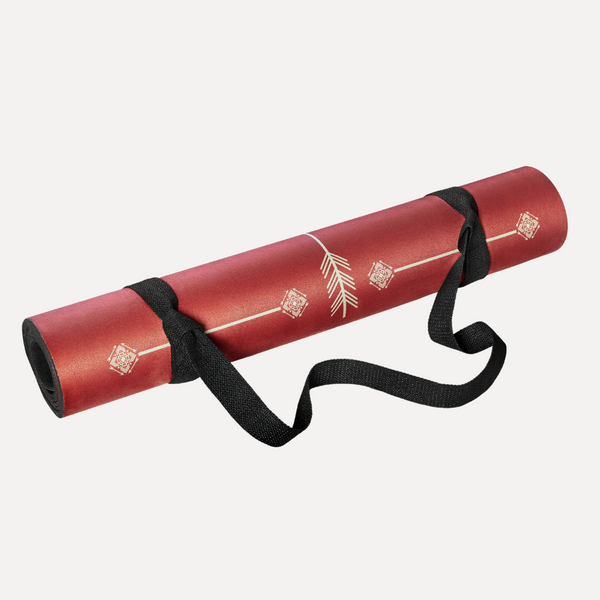 Load image into Gallery viewer, Warrior Red Velvet - Sustainable Yoga Mat
