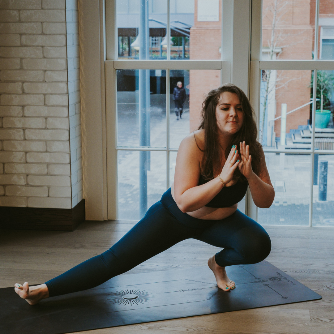 Warrior yoga top mat